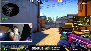 S1MPLE REACTION TO OTHER CSGO PLAYERS PLAYS! CS:GO Twitch Moments