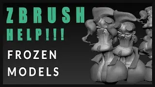 HELP!!! Solve Zbrush Model freezing on SCREEN! Snapshots and Markers