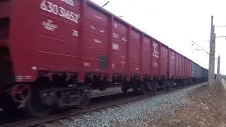 Электровозы ВЛ80С-1472/1471 и ВЛ80С-294 с грузовыми поездами