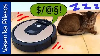 Говорящий робот пылесос Васенька 📢📢📢 Vasen'ka Pilesos 📢 прикол