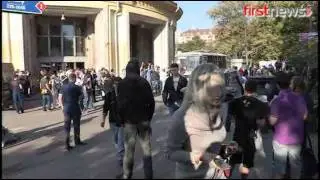Сход у Новокузнецкой оказался малочисленным