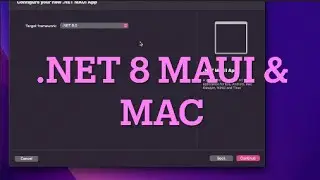 Visual Studio for Mac and .Net 8 for Maui