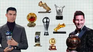 Most Individual Awards Winner's | Top 10 Player Who Won Most Individual Awards in Football History