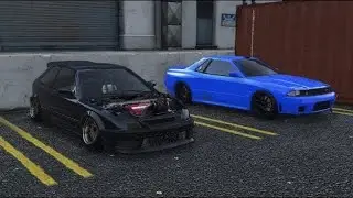 LIVE PS4|GTA5 ONLINE| JDM/TUNER CAR MEET! #33