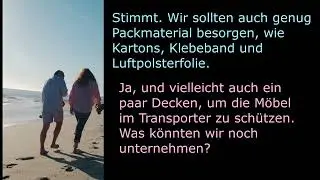 Немецкий язык | Диалоги | German | Dialogues | Umzug