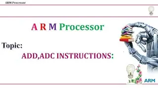 ADD ADC  Assembly Instructions ARM LPC 1768 CORTEX M3 instructions