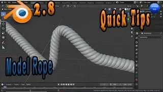 Blender Tutorial - How To Model A Rope In Blender || beginner tutorial 2020 || Unique N4U