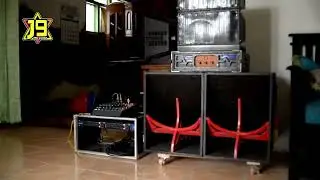 sound miniatur cek sound diruang tamu..lumayan horex...j9 pro audio