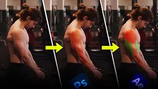 Now Edit Workout Videos in Trending Style! After Effects, Photoshop Tutorial