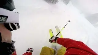 Freeskiing in stormy Weather | GoPro HERO 4 Silver | Engelberg Brunni 2015