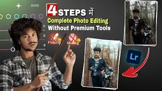 4 Steps मैं Complete Lightroom Photo Editing Tutorial for Beginners 🔥|Lightroom Photo Editing Mobile