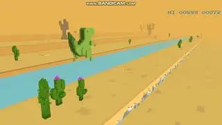 Gameplay Динозаврик Гугл Хром в 3D