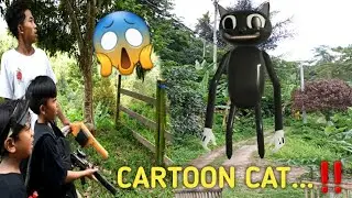 KEMPING DAN MAIN PERANG PERANGAN DIGUNUNG, CARTOON CAT MARAH UNTUNG ADA ULTRAMAN! | Mikael TubeHD