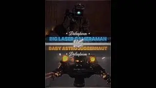 Laser Big Cameraman VS Baby Astro Toilet Edit | #skibiditoilet | #edit #shorts #viral