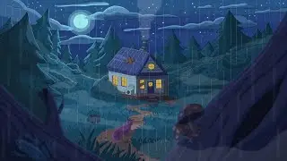 Purrple Cat - House in the Woods