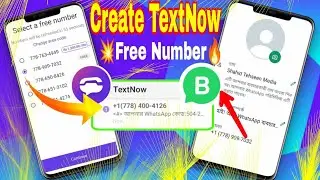 💥 Create New TextNow I'd in India & How to use TextNow Whatsapp account permanently in 2025
