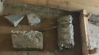 заливка фундамента под печку бани