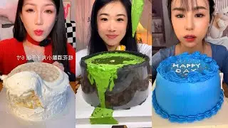 ASMR Creamy Cake Dessert Mukbang 🍰(Eating Sounds) 무스 케이크 먹방 😋