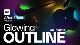Outline Glow Effect in After Effects – Glowing Outline Animation with Vegas (No Plugins)