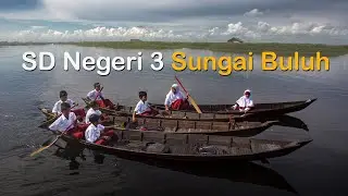 SD Negeri 3 Sungai Buluh yang sempat viral..