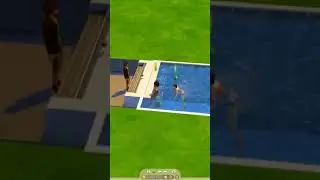 Tutorial The Sims 4 / Бар в бассейне / Bar in pool  / no cc no mods / 