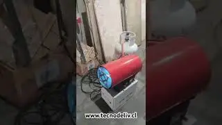 Como encender el Turbocalefactor a Gas Dragón de 15kw o 30kw de potencia www.tecnodeliv.cl