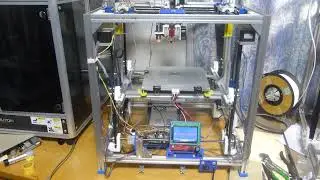 CoreXY 3DプリンタZ軸をベルトドライブ化21(動滑車採用)。Belt Drived Z Axis with CoreXY 3D Printer 21(adopts Movable Pully)