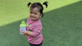 Cute AJ in school play area 🥰😘😍#cute #baby #happy #ajchubs #viral #video