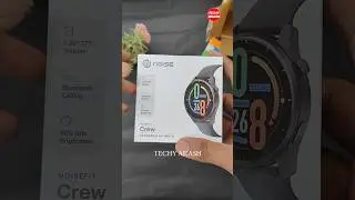 Unboxing Noise Crew Round Display With Bluetooth Calling Smartwatch 🔥 #shorts