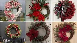 2023! Christmas Wreath Designs/Beautiful Christmas Wreath Ideas
