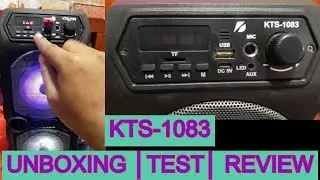 4x2 inch Bluetooth Speaker KTS-1083 REVIEW