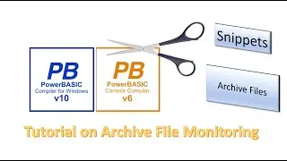PowerBasic Snippets - Tutorial on auto deletion of Archive or Log files