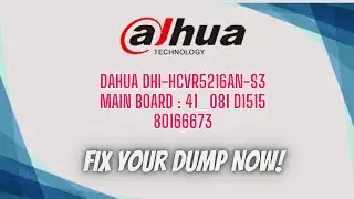 D1515  Dahua DHI-HCVR5216AN-S3 board : 41_087 D1515 80166673 firmware dump.