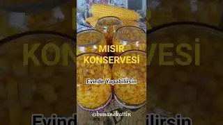 MISIR KONSERVESİ -  Evde Sen de Yaparsın #shorts #mısırkonservesi #corn #food #foodie