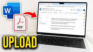 How to UPLOAD File to Google Docs | Upload DOCX, PDF & More to Google Drive
