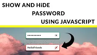 Show-Hide Password Using JavaScript