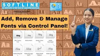 Fonts in Control Panel Explained by Chahat Ma'am | How to View, Install & Manage Fonts in Windows