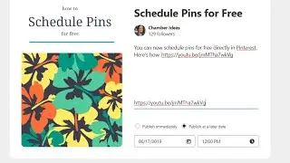 How to Schedule Pinterest for Free | Chamber Social Media