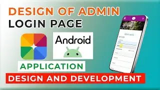 Design for the Admin Login Page