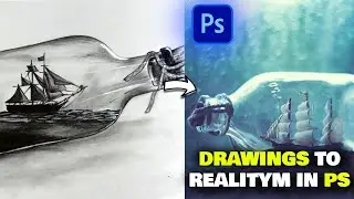 Turning Drawings into Realistic Pictures in Photoshop | S1E1