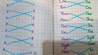 Matching/ matching one to ten/matching numbers/match 1 to 10