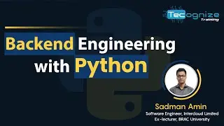 Backend engineering with python | flask | tecognize training