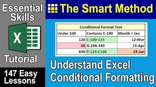 4-15: Use Excel Conditional Formatting based on Dates, Values and Text