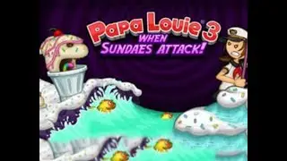 papa louie 3 Level X music but its low quality