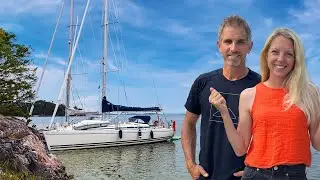 Exciting First 48 hours on our NEW SAILBOAT (Arcona 400): a journey begins!