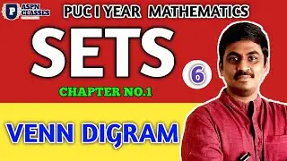 1st PU maths Sets | Sets class 11th maths PU I 2024 | Part 6