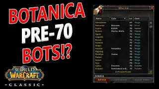 WoW Classic - Paladin Strat Ban and Botanica Bots Gone Wild!!