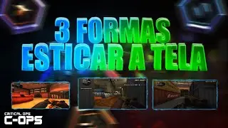 3 FORMAS DE ESTICAR TELA DO CRITICAL OPS SEM PERDER RESOLUÇÃO | MÉTODO 2022 !
