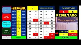RESULTADO + MILIONARIA 195
