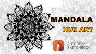 MANDALA || tutorial AUTDESK SKETCHBOOK